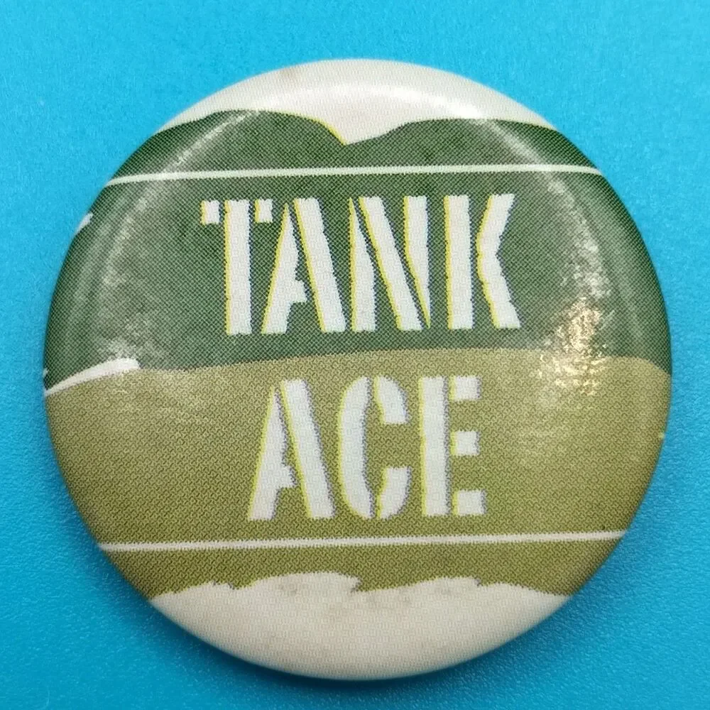 Tank Ace Small Pin Button Pinback